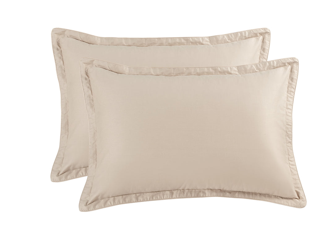 Solid Colored Pair of Pillow Cases 100% Cotton