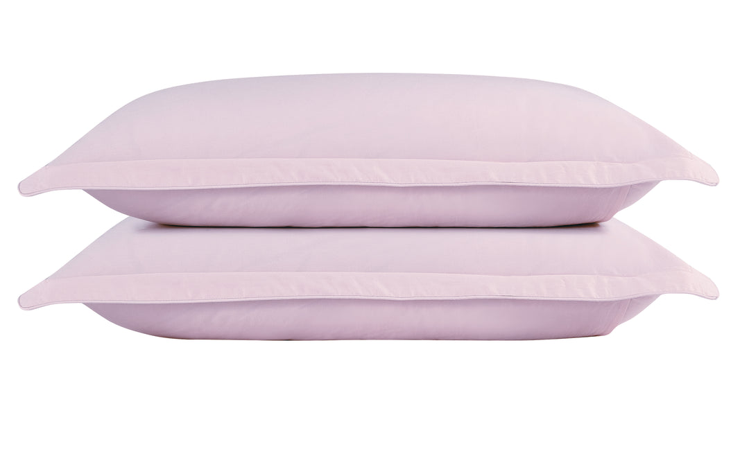 Solid Colored Pair of Pillow Cases 100% Cotton