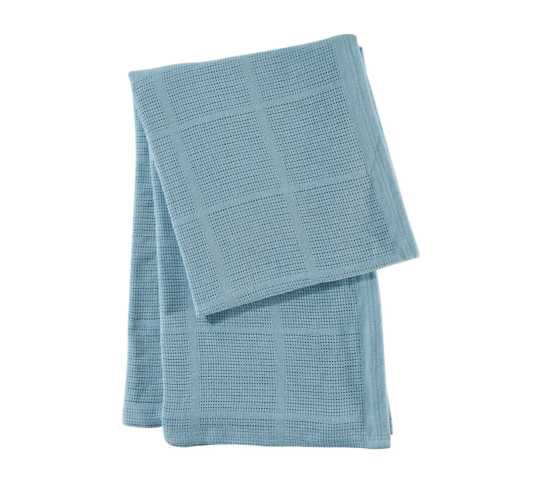 100% Cotton Leno Weave Thermal Blanket