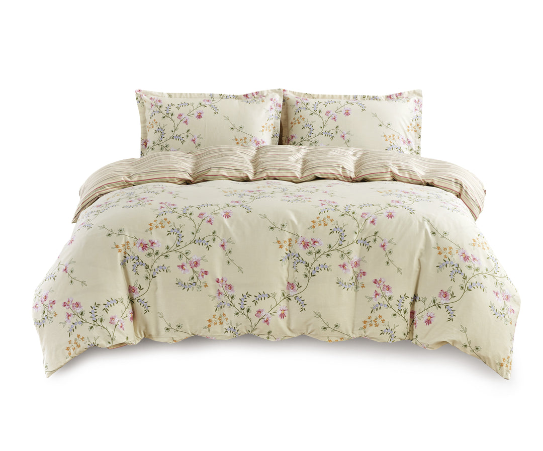 Contempo Anya 100% Cotton Quilt Cover Set