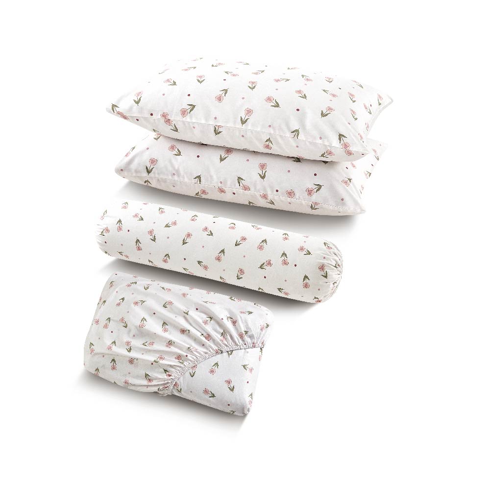 Contempo Gillian 100% Cotton Fitted Sheet Set - Aussino Malaysia