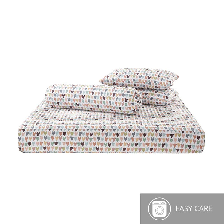 Inspire Gretel 100% Cotton Fitted Sheet Set - Aussino Malaysia