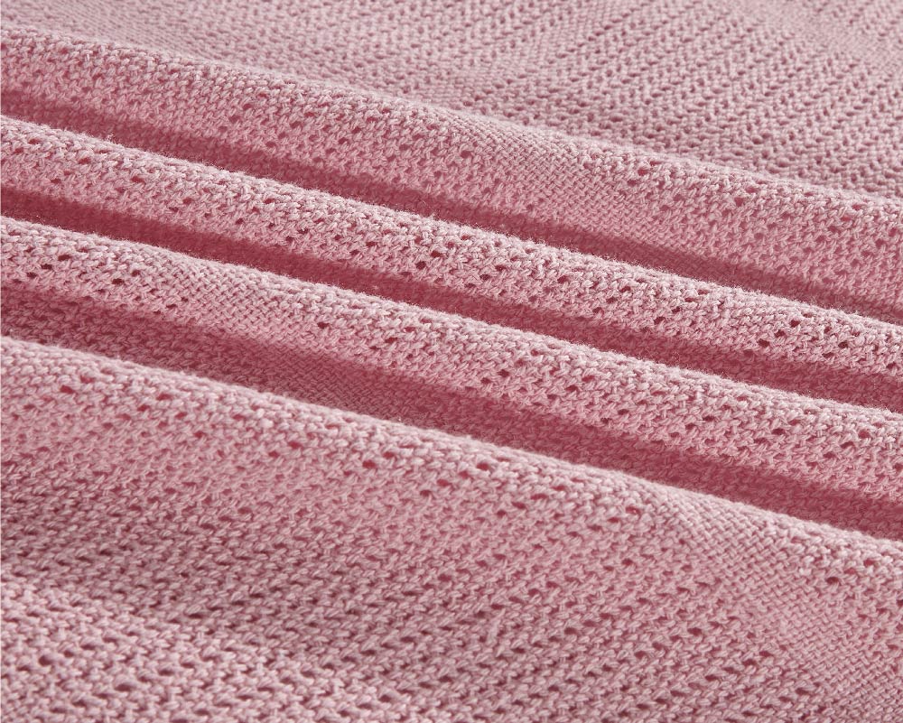 100% Cotton Leno Weave Thermal Blanket