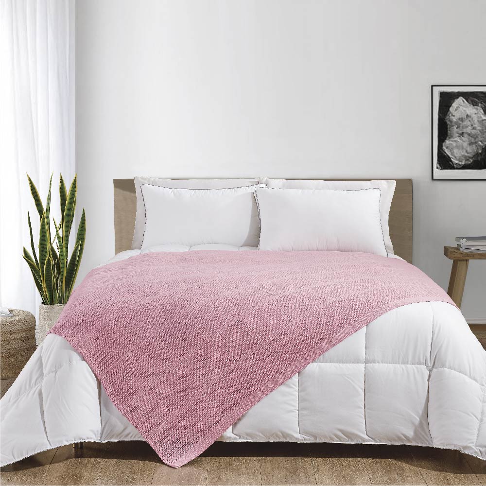 100% Cotton Leno Weave Thermal Blanket