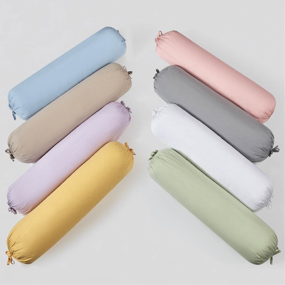 Solid Colored Bolster Case 100% Cotton