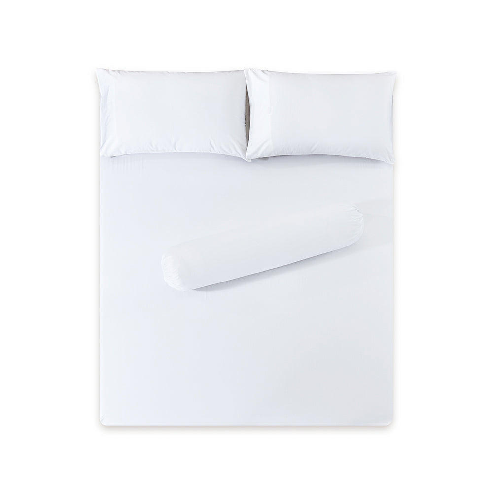 Solid Colored Fitted Sheet Sets 100% Microfiber