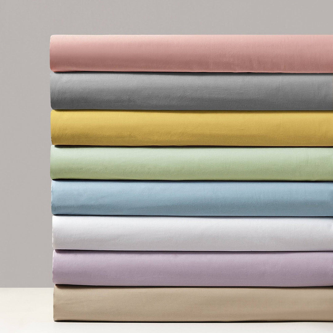 Plain Dye Solid Colored Fitted Bedsheet Sets - Aussino Singapore