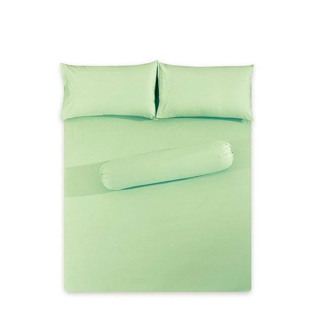 Plain Dye Solid Colored Fitted Bedsheet Sets - Aussino Singapore